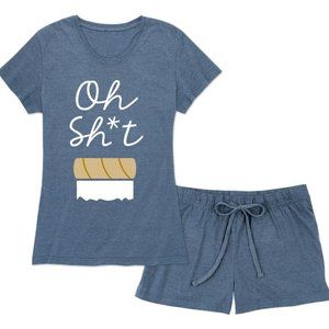 Oh Sh*t Toilet Paper lounge shorts set